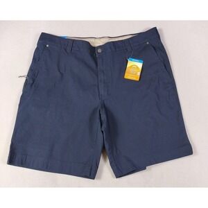 Columbia Flex ROC Shorts Mens 40 Blue Omni Shade UPF 50 Hiking Stretch Gorpcore‎
